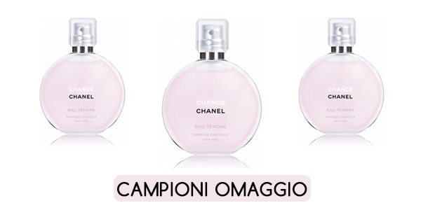 Richiesta campioni omaggio Chanel chance eau tendre