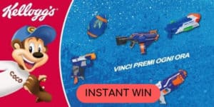 concorso instant win kelloggs vinci nerf