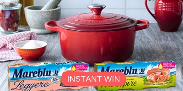 concorso instant win mareblu le creuset