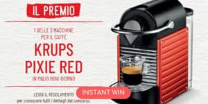concorso oro saiwa vinci krups instant win