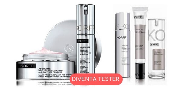 diventa tester korff su mybeauty