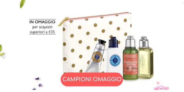 kit di benvenuto l'occitane con 35 euro di ordine