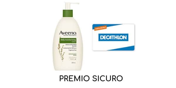 premio sicuro aveeno vinci un buono decathlon