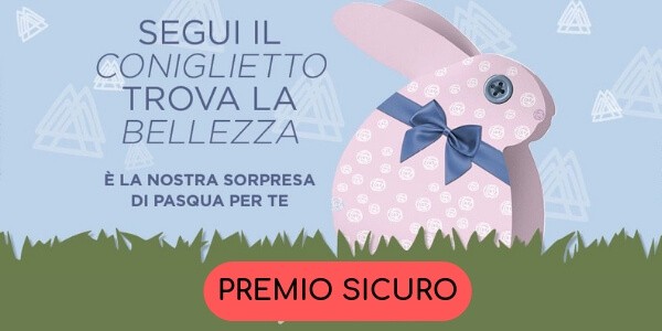 premio sicuro bottega verde vinci un coniglietto