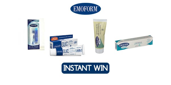 instant win memoform vinci kit prodotti emoform
