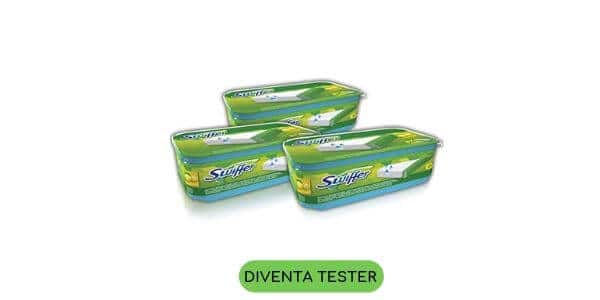 diventa tester swiffer panni umidi