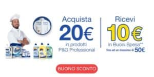 buono spesa da 10€ P&G buono spesa da 10€