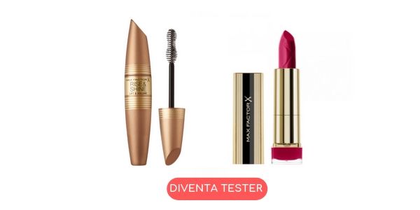 Diventa tester Max Factor