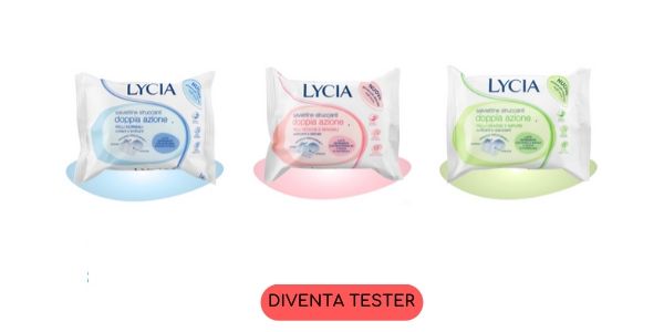 Diventa tester salviette Lycia