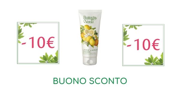 Buono sconto Bottega Verde