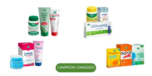 campioni omaggio cosmetici Esi