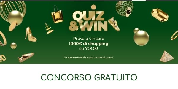 Concorso a premi Yoox