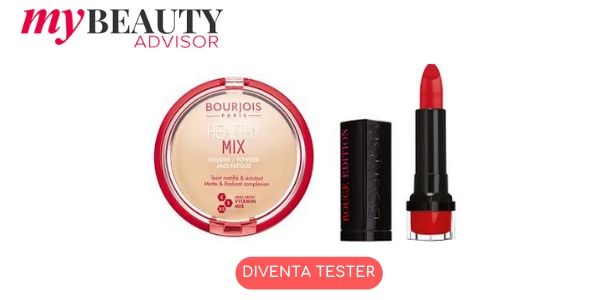 Diventa tester Bourjois cipria e rossetto