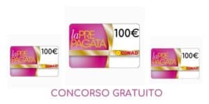 Concorso gratuito Conad