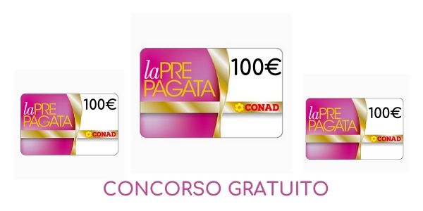 Concorso gratuito Conad