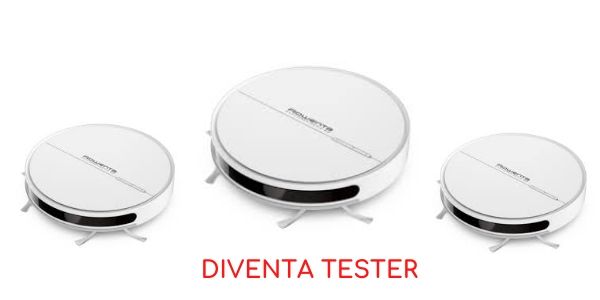 Diventa tester robot aspirapolvere