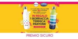 Premio sicuro Veet e School borraccia Pantone Premio sicuro Veet e School