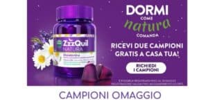 Campioni omaggio ZZZquil Natura richiedili gratis Campioni omaggio ZZZquil Natura