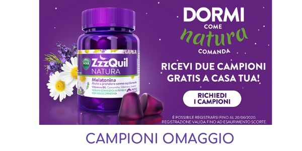 Campioni omaggio ZZZquil Natura