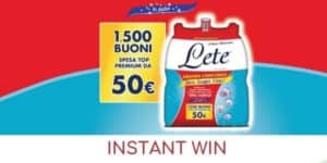 Instant win Acqua Lete