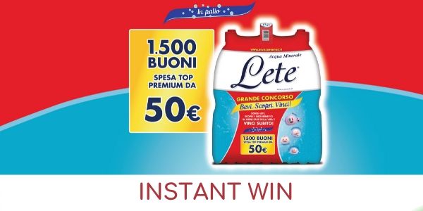 Instant win Acqua Lete