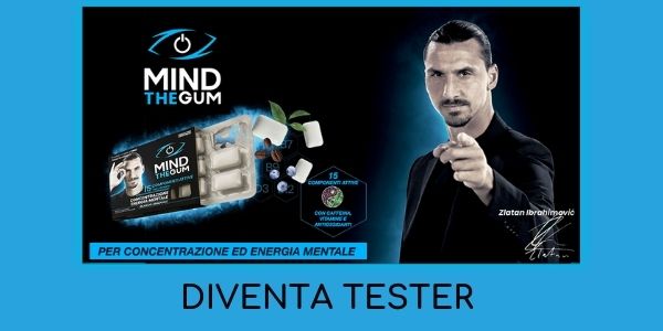Diventa tester integratori Mind the Gum