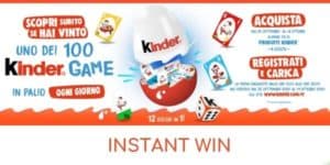 Instant win Kinder Game