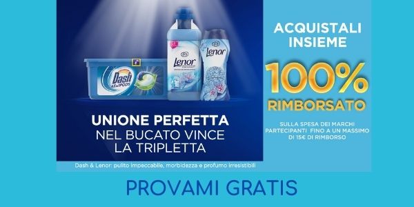 Provami gratis Dash e Lenor