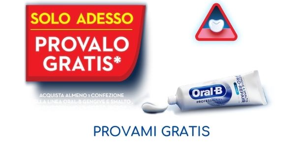 Provami gratis dentifricio Oral-B