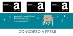 Concorso a premi Amazon vinci buoni Concorso a premi Amazon