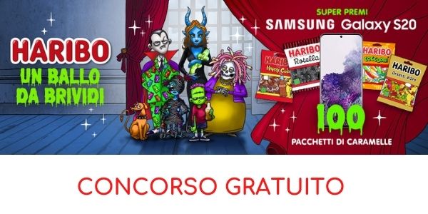Concorso gratuito Haribo