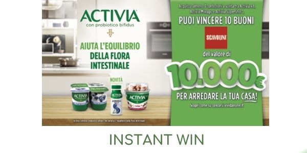 Instant win Activia