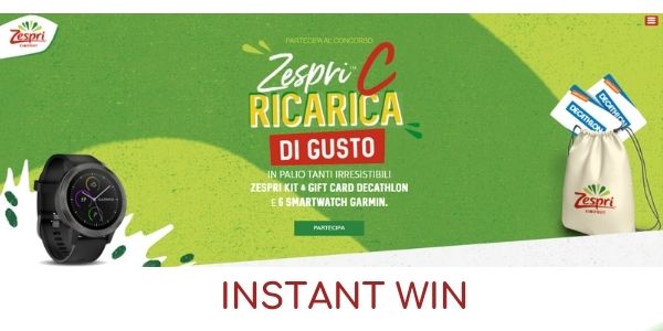 Instant win Zespri