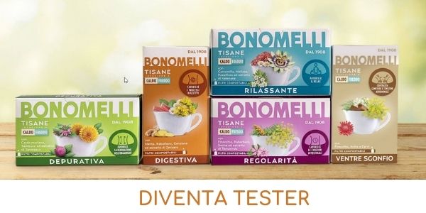 Diventa tester tisane Bonomelli
