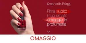 Smalto Diego della Palma in omaggio Smalto Diego della Palma