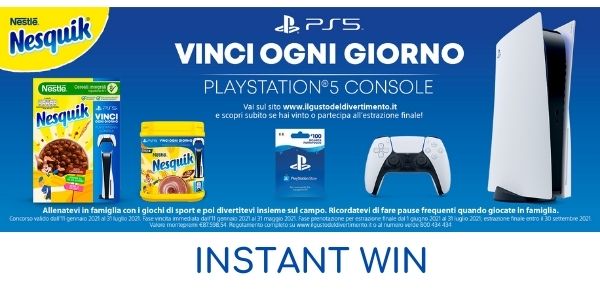 Concorso instant win Nesquik
