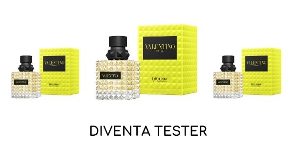 diventa tester profumo Valentino
