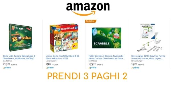 Offerta giocattoli Amazon