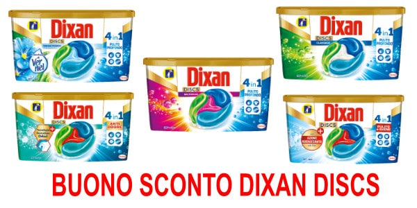 buono sconto dixan discs