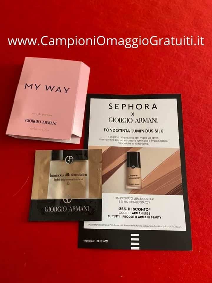 Campioni omaggio Armani Beauty