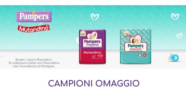 Campioni omaggio Pampers Mutandino