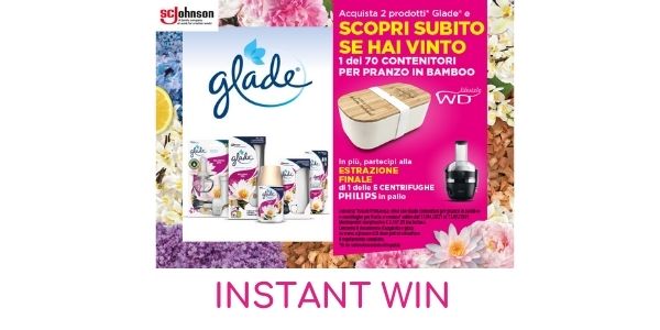 concorso instant win Glade