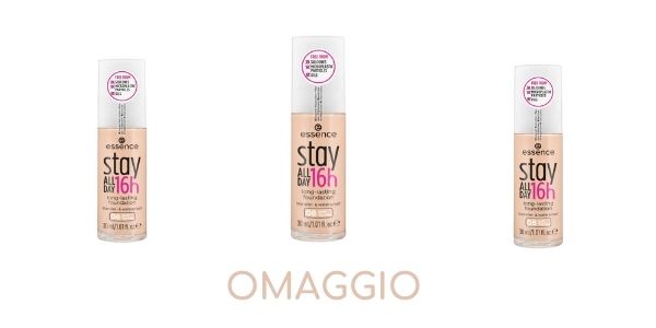 fondotinta essence in omaggio