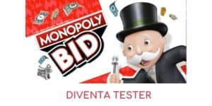 diventa tester Monopoly Bid