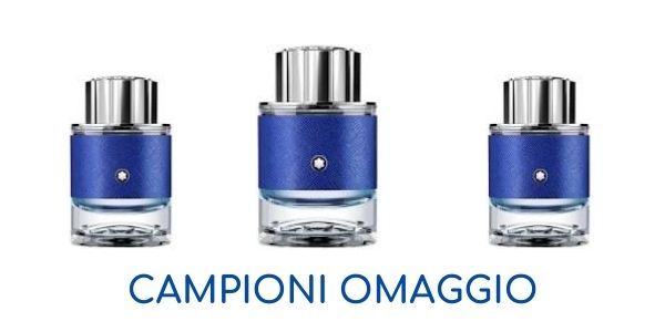 campione omaggio del profumo Explorer Ultra Blue