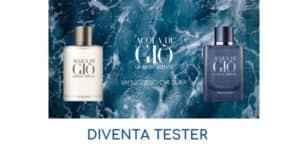 diventa tester Giorgio Armani