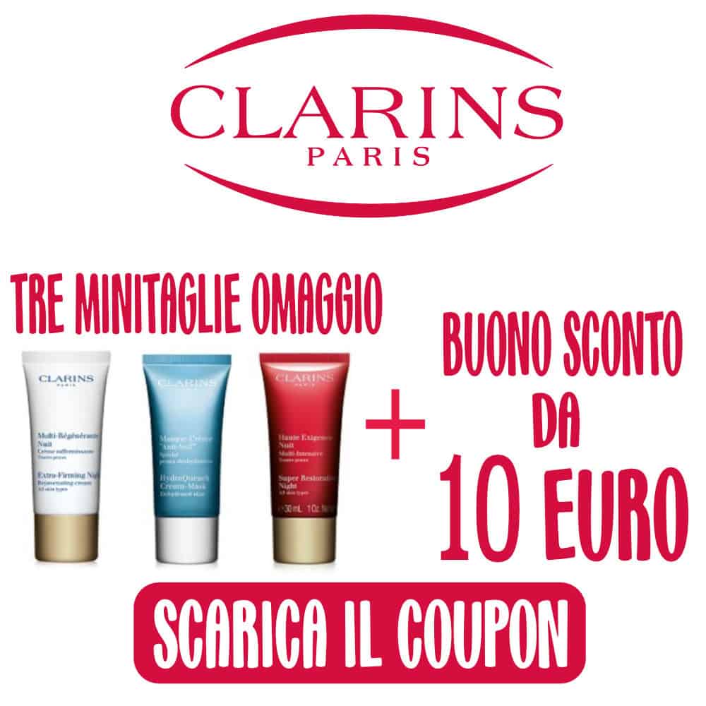 buono sconto Clarins