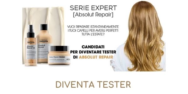 Diventa tester L’Oreal Absolut Repair