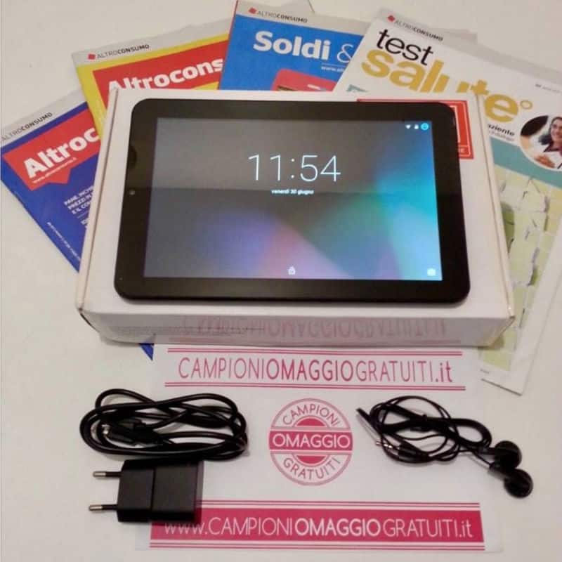 Tablet omaggio da altroconsumo