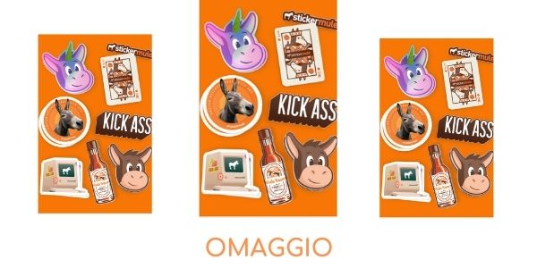 kit di adesivi Sticker Mule